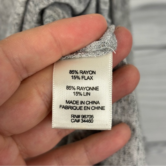 Rebecca Taylor Gray Jersey Knit Open Back Dress Size XS Flowy Coastal - Picture 7 of 10